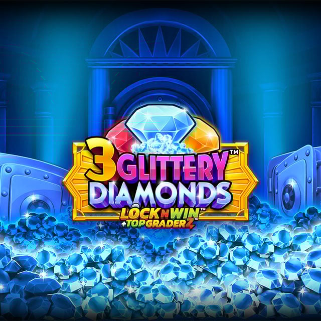 3 Glittery Diamonds.